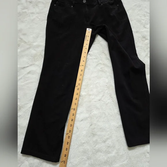 White House Black Market Women Slim Leg Black Pants - Picture 6 of 12
